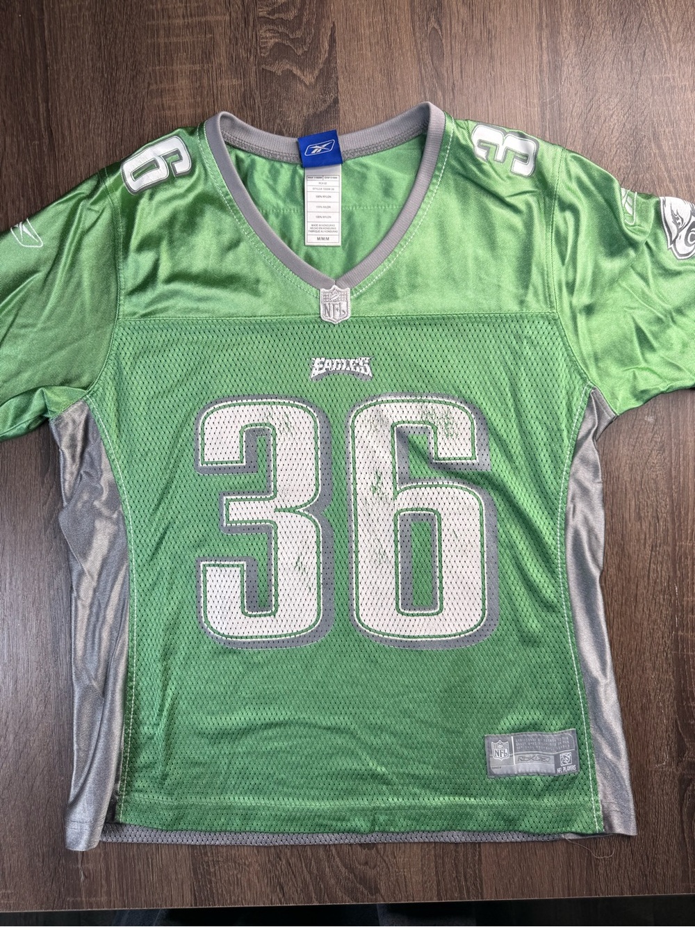 🏈 VTG Reebok Philadelphia Eagles Brian Westbrook #36 Jersey Size M